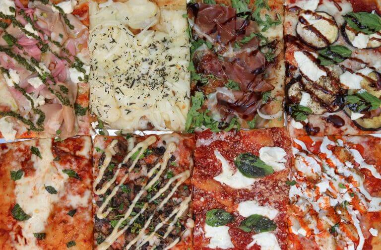 Mortadella Head Roman Style al taglio Pizza