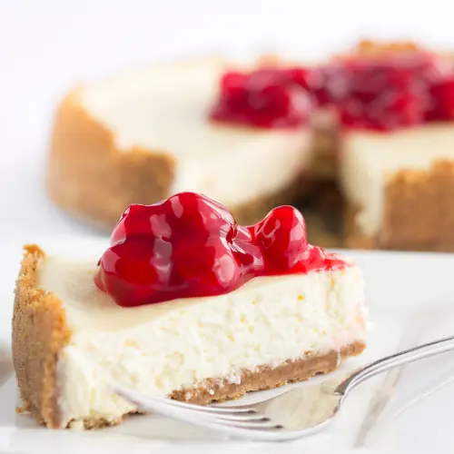 an Italian ricotta cheesecake