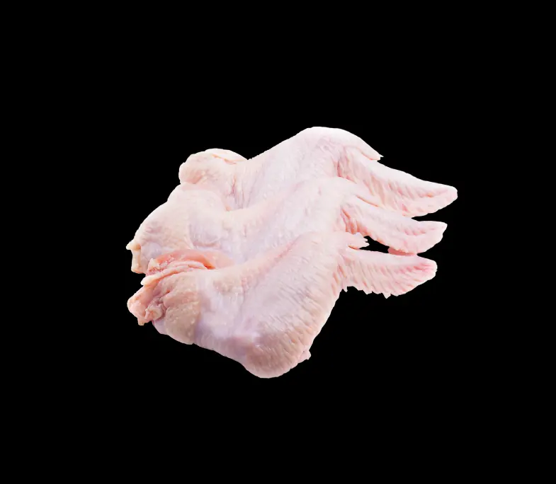 Tray of cooked chicken wings ready for a party