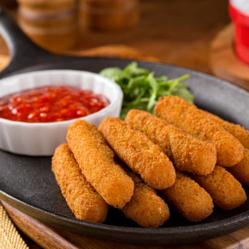 delicious air fryer frozen mozzarella sticks