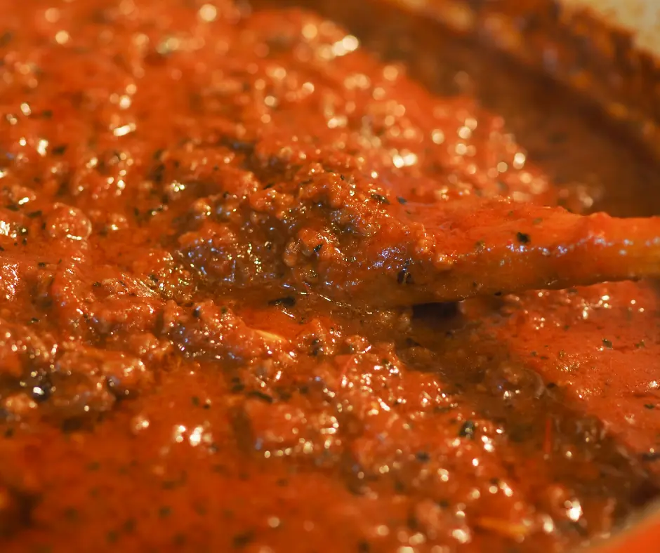 how to thicken marinara sauce-thick spaghetti sauce with meat