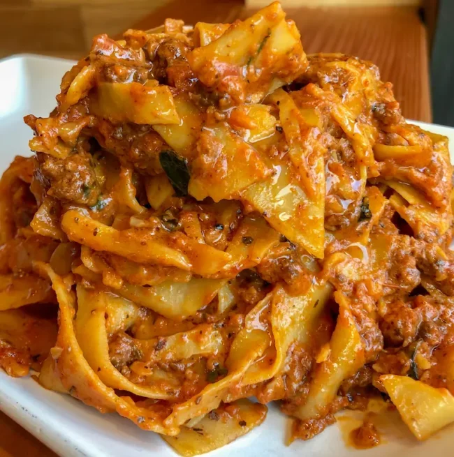 pasta with bolognese sauce