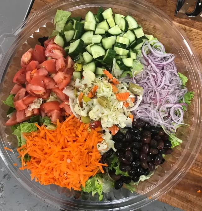 banquet dinner-garden salad