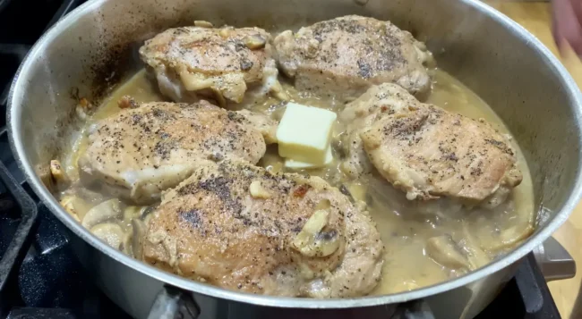 gluten free pork chop-with butter