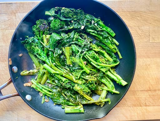 sauteed rapini recipe
