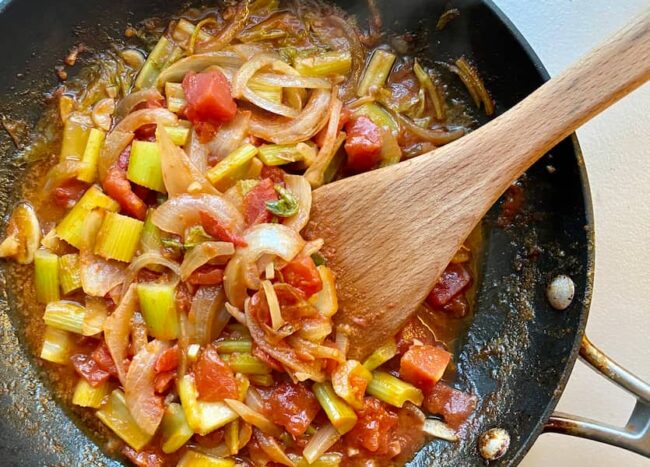 how to saute celery and onions