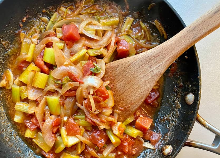 how to saute celery and onions