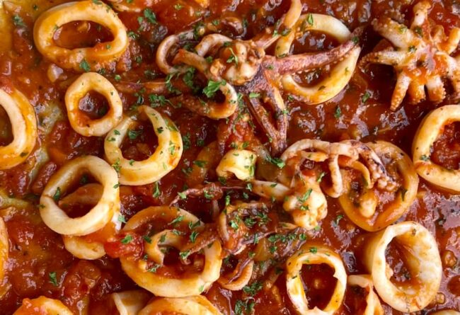sauteed squid