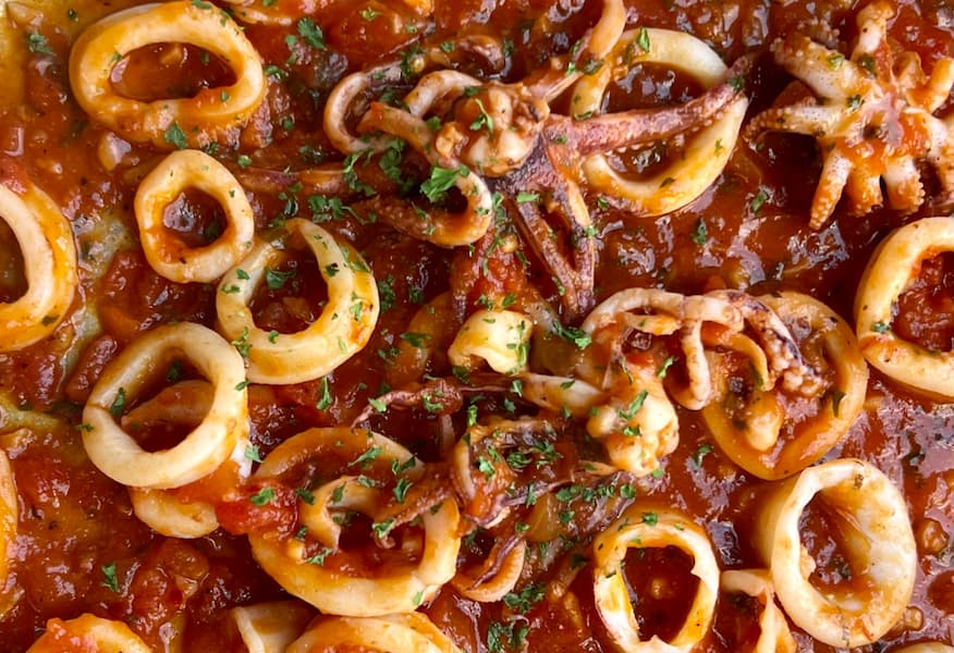 sauteed squid