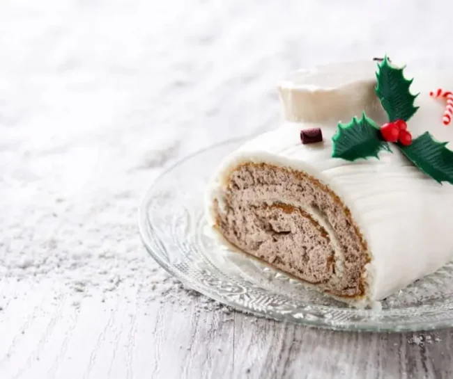 italian christmas desserts-yulog