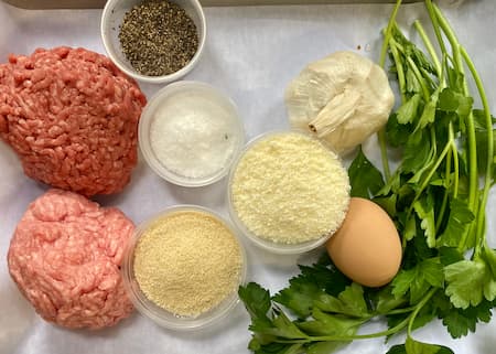 Step-by-step process of cooking frozen meatballs on the stove