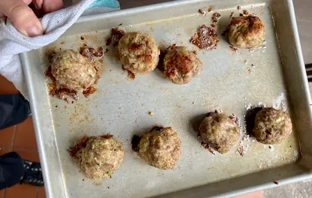 Meatballs without the sauce