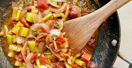 What to Serve with Chicken Marsala-Celery and Tomatoes 