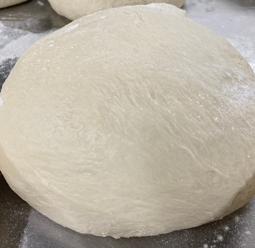 Ball of pizza dough