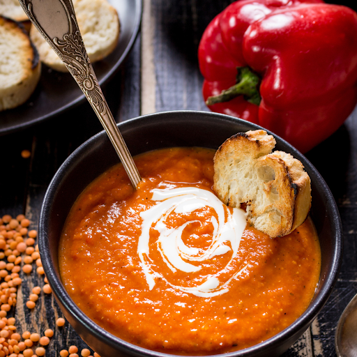 Thick spaghetti sauce served over pasta