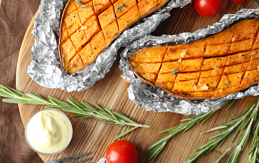 Grilled Sweet Potato