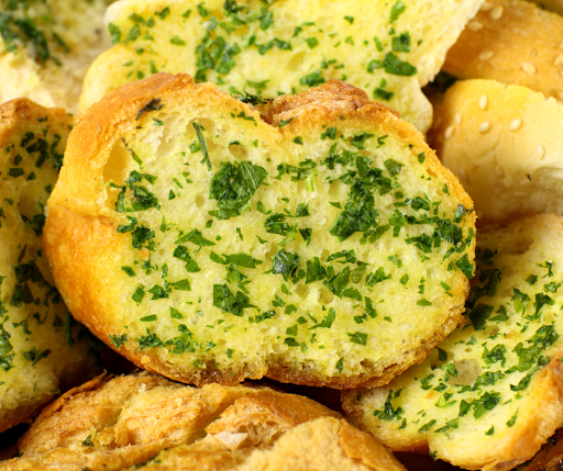 Italian bread with fresh herbs