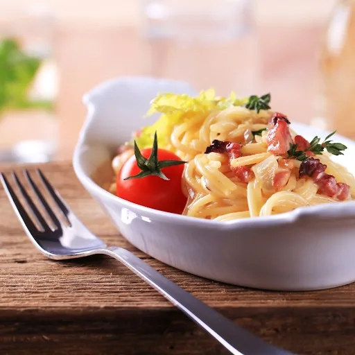 bacon pasta-Bacon Spaghetti