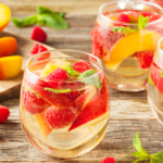 Peach Strawberry Moscato Sangria