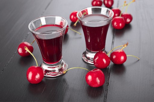 Homemade grenadine pomegranate juice