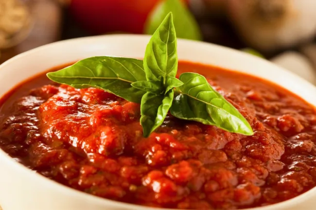Homemade Marinara sauce for smoked mozzarella chicken recipe