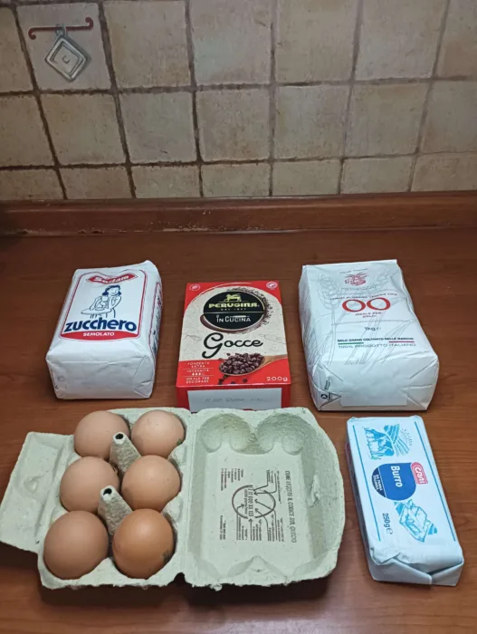 basic ingredients for homemade chocolate chip cookies
