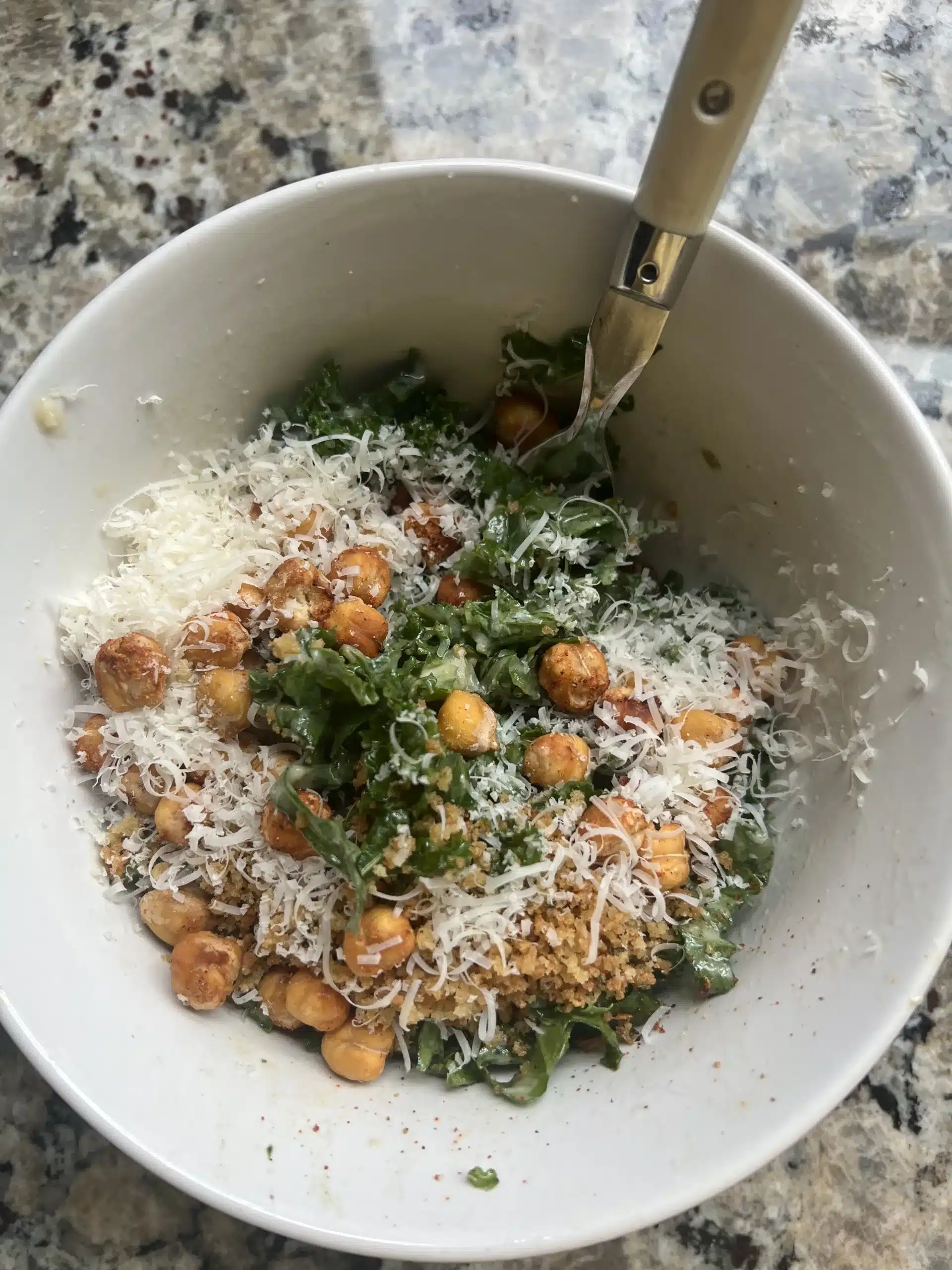 The Best Low Effort Healthy Kale Caesar Salad Recipe