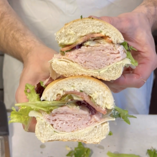 turkey and cheese sandwiches