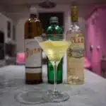 white negroni with mezcal