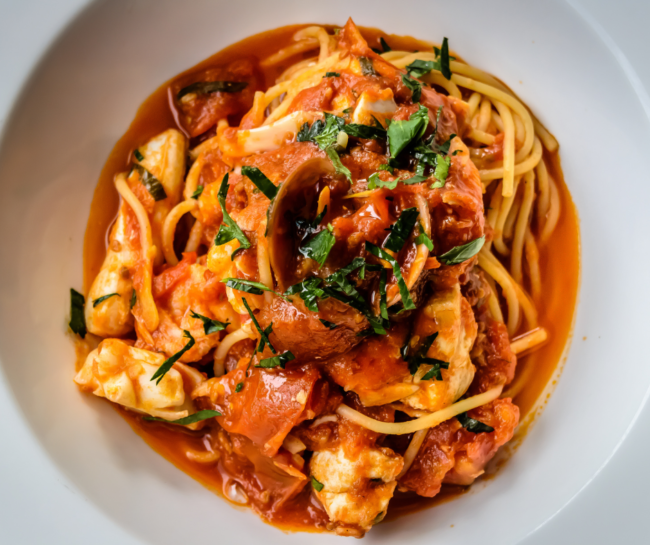 Mussels with marinara