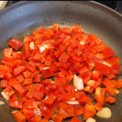 diced peppers