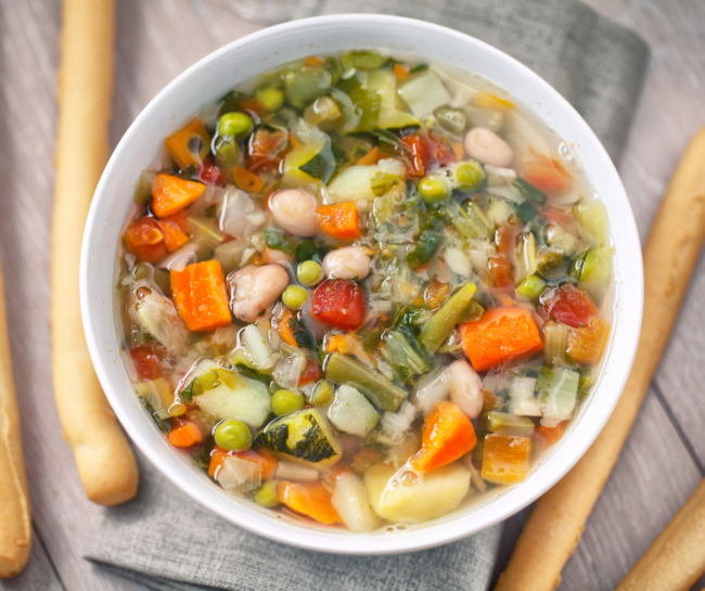 pasta fagioli vs minestrone-minestone