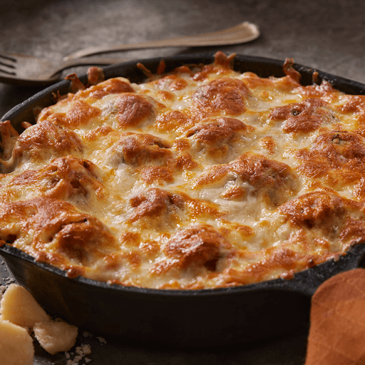 Baked Spaghetti and Meatball Casserole
