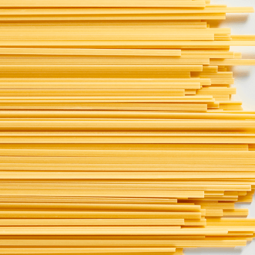 Dry pasta ready for boiling