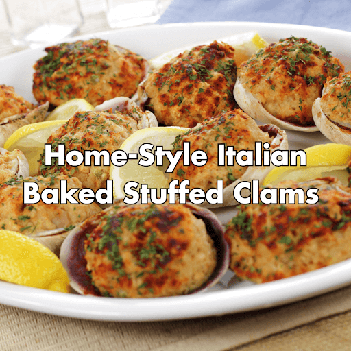 Italian baked stuff clams