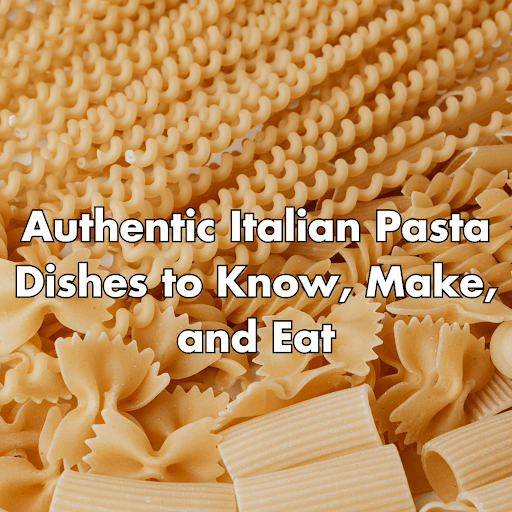 Italian pasta dishes