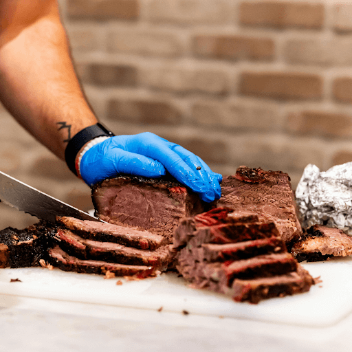 Preparing the Brisket
