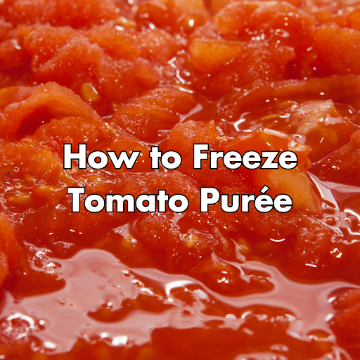 can you freeze tomato puree