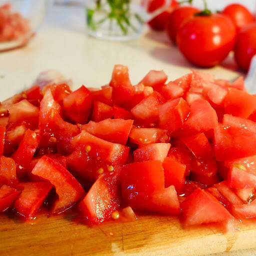 chopped tomatoes