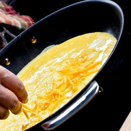 making frittata
