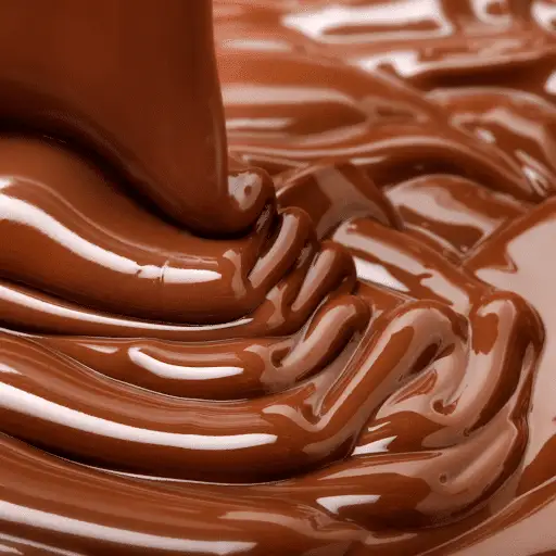 different types of chocolate-melted chocolate