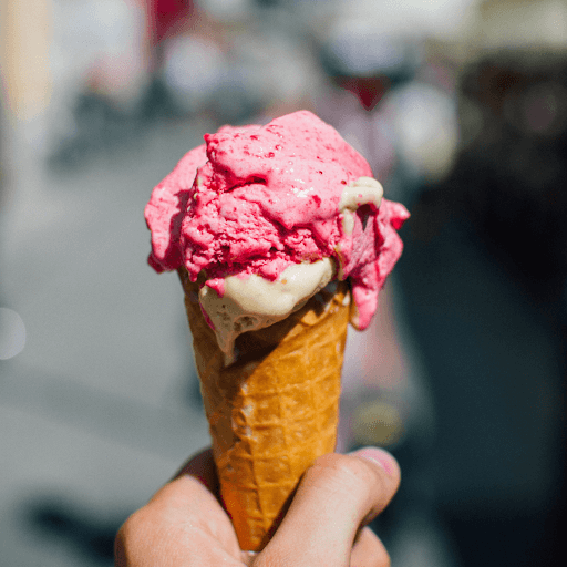 regular ice cream
