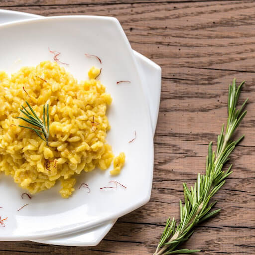 risotto milanese recipe-end of cooking
